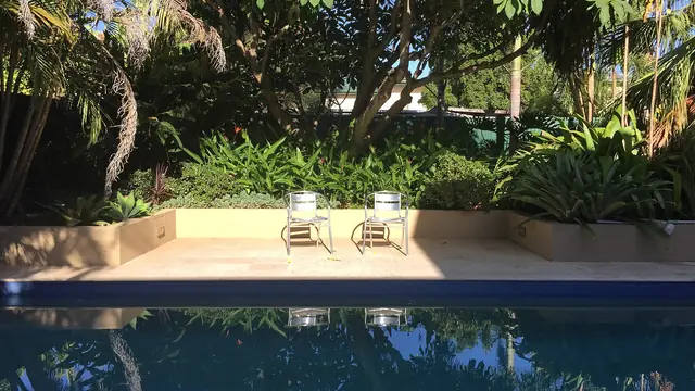 Pool Installation work: Backyard swimming pool in Queensland